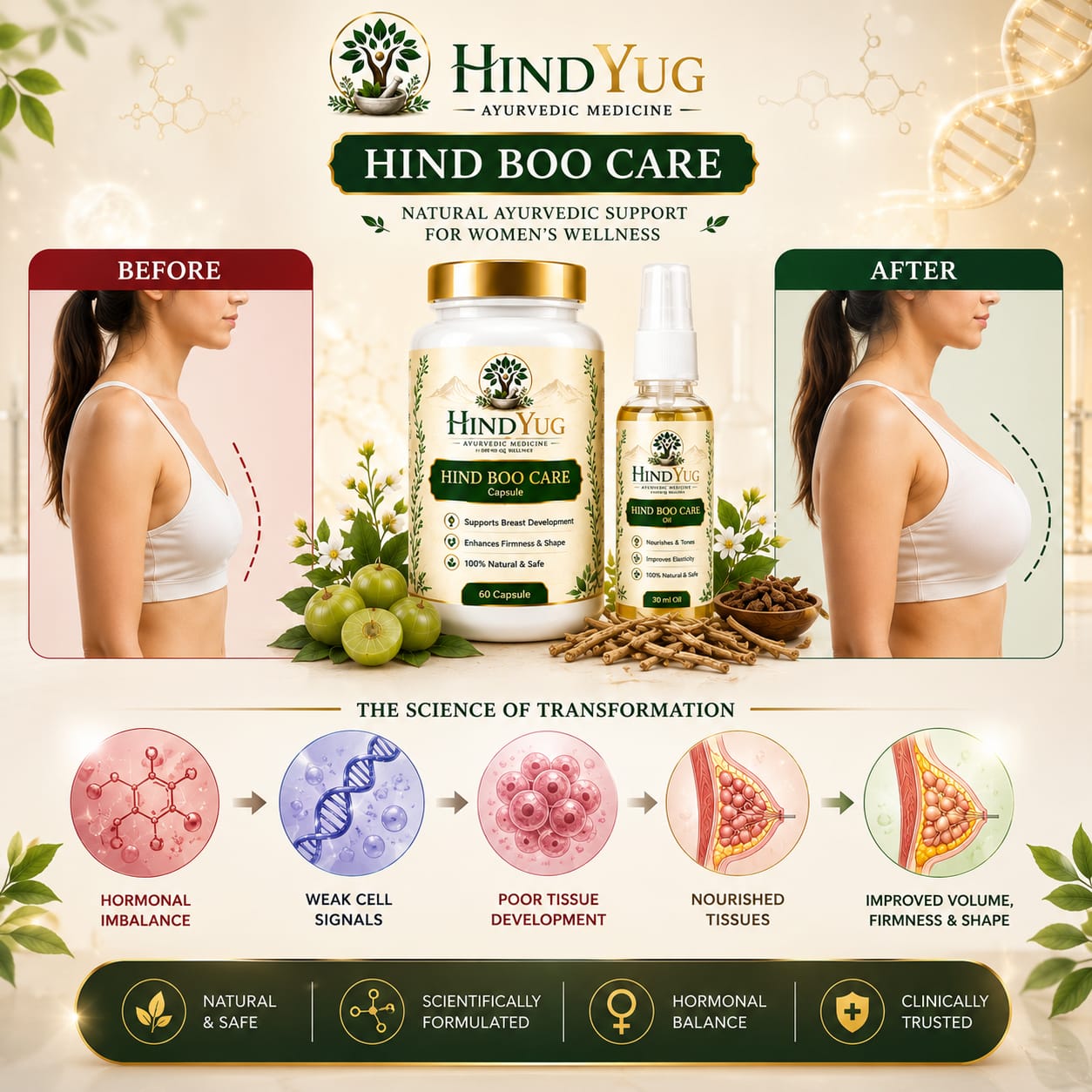 HINDYUG Hind Boo Care Combo (Capsule + Oil)